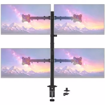 MOZOS MS04 VESA bordsfäste för 4 monitorer 17–32 inch svart