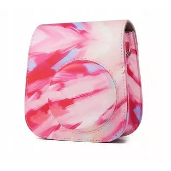 LOVEINSTANT fodral etui för Fujifilm Instax Mini 11 - Brush Strokes-mönster