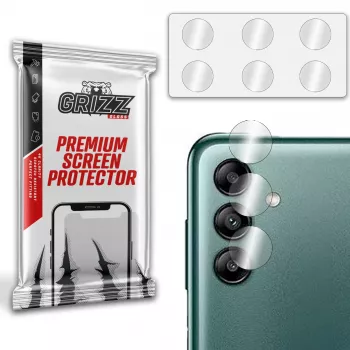 GrizzGlass kameralinsskydd för Samsung Galaxy A04s – härdat glas 9H