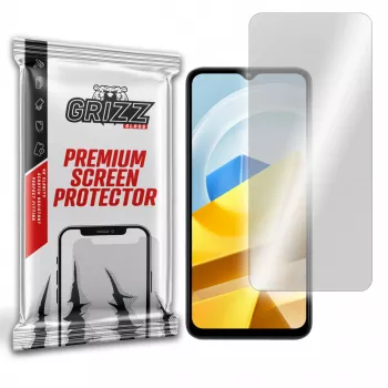 GrizzGlass Hybrid Glass skärmskydd för Xiaomi POCO M5 (1 pack)