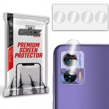 GrizzGlass kameralinsskydd för Motorola Edge 30 Neo – härdat glas 9H