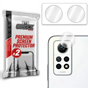 GrizzGlass HybridGlass kameralinsskydd för Xiaomi Redmi Note 12 Pro 4G