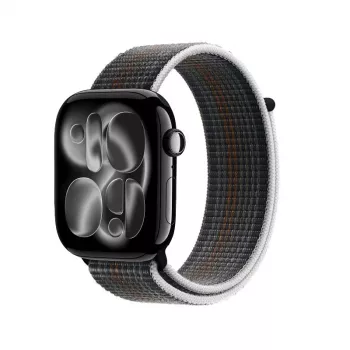 Crong Nylon Sport Loop för Apple Watch 44/45/46/49 mm grå