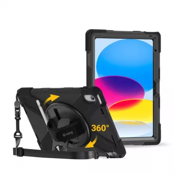 Crong Defender Plus Case för iPad 11 A16 (2025) / 10,9 inch (2022) svart