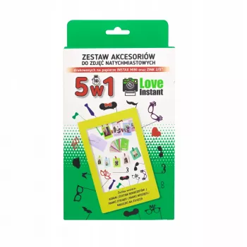 LOVEINSTANT 5-i-1 tillbehörsset för Fujifilm Instax Mini 40, 11, 9, 8, 7s, Evo, LiPlay, 90, 70