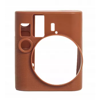 LOVEINSTANT silikonskyddshölje för Fujifilm Instax Mini 41 – brun