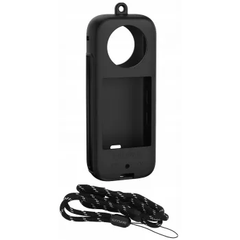 SUNNYLIFE silikonskyddsfodral för Insta360 X3 – svart