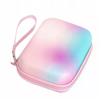 LOVEINSTANT skyddsfodral för Fujifilm Instax Mini Evo / Liplay / Square SQ Link / Link 2 SE, multicolor ombre