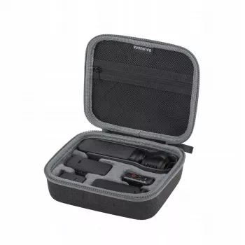 SUNNYLIFE hårt skyddsfodral för DJI Osmo Pocket 3 och tillbehör, svart