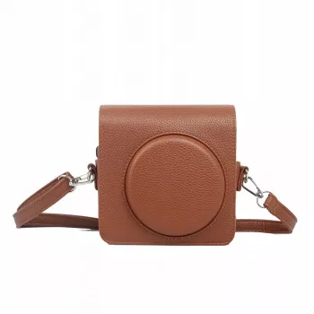 LOVEINSTANT skyddsfodral för Fujifilm Instax Square SQ40 – brun