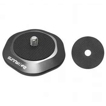 SUNNYLIFE magnetisk fästplatta för kamera, gimbal, telefon med 1/4
