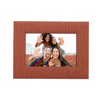 Fotoram för 10x15 cm foto brun stående liggande Loveinstant brun