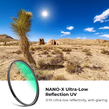 K&F Concept Nano-X MRC UV-filter Ultra låg reflektion 55mm