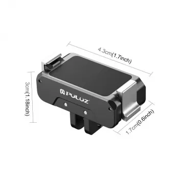 PULUZ PU995B adapterfäste 1/4 + GoPro-system för DJI Osmo Action 4 / 3