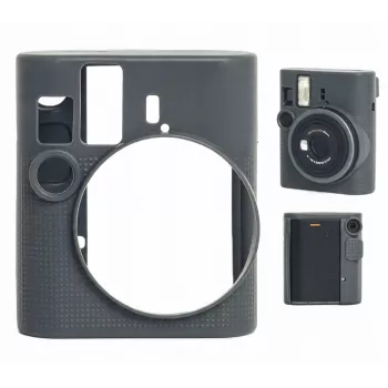 LOVEINSTANT silikonskyddsfodral för Fujifilm Instax Mini 41 - grå