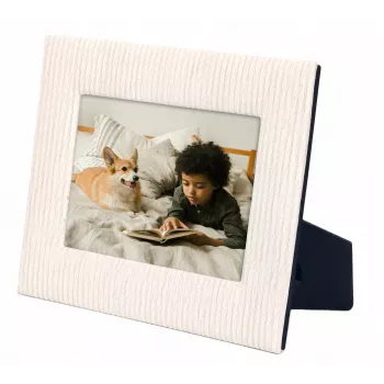 Stående fotoram för 10x15 cm foto ecru beige stående liggande Loveinstant