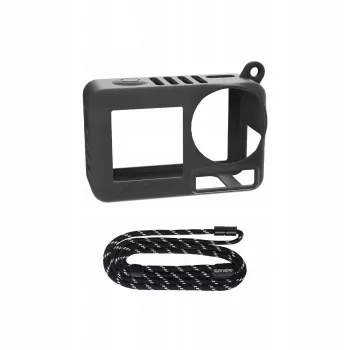 SUNNYLIFE skyddande silikoncase med rem för DJI Osmo Action 5 Pro / OA5-BHT885