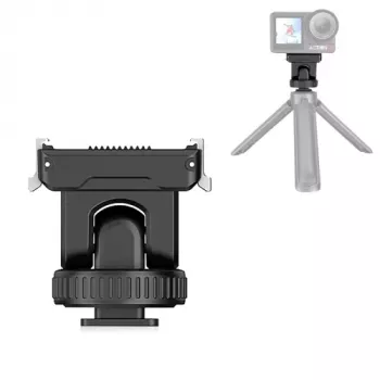PULUZ Quick Release Mount Adapter 1/4 inch gänga Cold Shoe för DJI Osmo Action 3/4/5 Pro PU727B