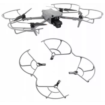 SUNNYLIFE propellerskyddsset för DJI Air 3 / Air 3S – 4-pack mörkgrå