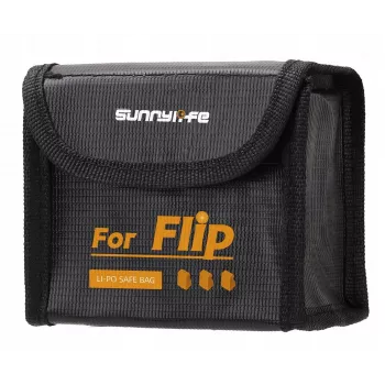 SUNNYLIFE brandsäker påse för 3 DJI Flip-batterier