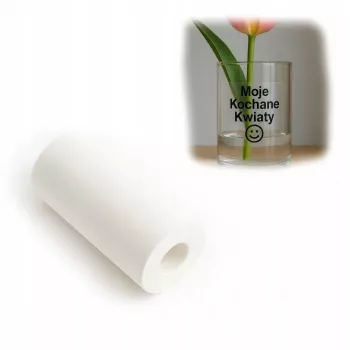 LOVEINSTANT transparent termiskt klisterpappersrulle 3,5 m för Love Instant X6 / S1 / Phomemo T02 / M02x