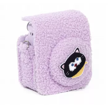 LOVEINSTANT plysch kattunghölje för Fujifilm Instax Mini 12 - lila