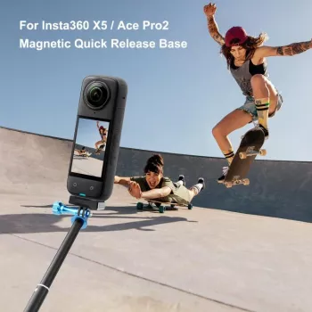 PULUZ magnetiskt snabbfäste för Insta360 X5 / X4 Air / Ace Pro 2 / PU771B