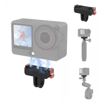 PULUZ magnetiskt snabbfästesadapter för DJI Osmo Action 6 / Nano / GoPro-fäste PU1070B