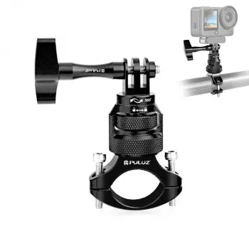 PULUZ PU796B 360° styrmontering för motorcykel/cykel för GoPro SJCAM Xiaomi DJI