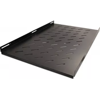 RACKTEL RL-P1000S 19 inch 1U fast hylla 1000mm djup 80kg bärförmåga svart