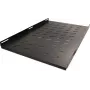 RACKTEL RL-P1000S 19 inch 1U fast hylla 1000mm djup 80kg bärförmåga svart
