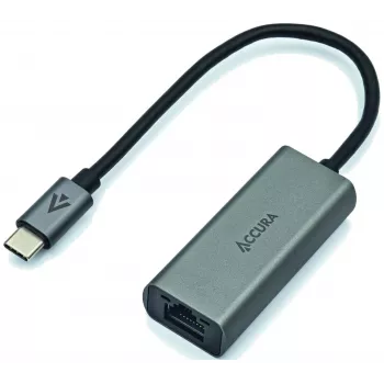 ACCURA USB-C till RJ45 Gigabit Ethernet-adapter, Space Gray