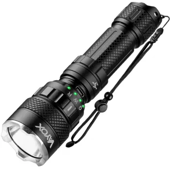 Vayox VA0099 LED-ficklampa 1500 lumen CREE XHP50 USB-C uppladdningsbar