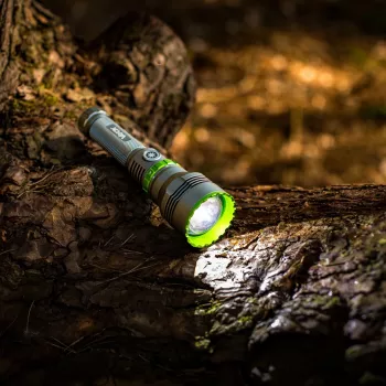 VAYOX VA0363 LED-ficklampa 1000 lm, uppladdningsbar, USB-C, powerbank, svart