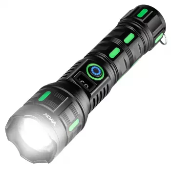 VAYOX Pro Series VA0365 taktisk uppladdningsbar ficklampa 1200lm