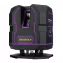Ermenrich LV30 PRO lasernivå - 3x360° grön 12 linjer, självnivellerande, IP54
