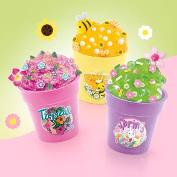 EPEE So Slime DIY Slime Shakers Floral Creations 3 blomkrukor kreativt kit