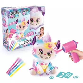 EPEE Projekt Plusz - Bubuś Sweet Monster - kreativt set med elektronisk airbrush