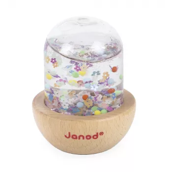 Janod sensorisk snöglob flerfärgad 12m+