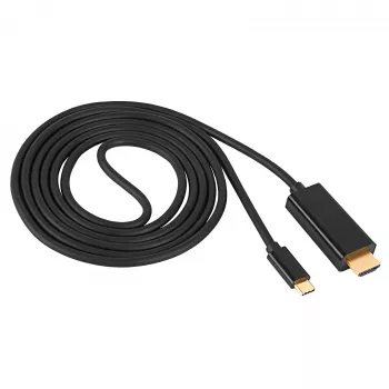 Akyga AK-AV-18 USB-C till HDMI-kabel, 4K, 1,8 m, svart