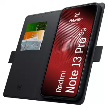 3MK PROTECTION Hardy Foldy Case för Xiaomi Redmi Note 13 Pro 5G – svart