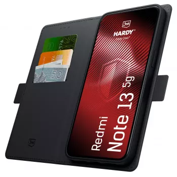 3MK PROTECTION Redmi Note 13 5G Hardy Foldy Case – svart