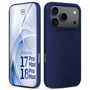 3MK PROTECTION Apple iPhone 17 Pro Max Hardy Mellow Case mörkblå