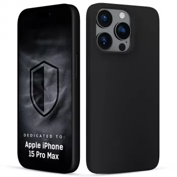 3MK PROTECTION Apple iPhone 15 Pro Max Hardy Mellow MagCase baksideskal svart