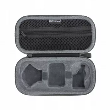 SUNNYLIFE skyddsfodral för Insta360 Go 3, svart, nylon, EVA, stötsäker, dammtät, stänksäker, med handrem
