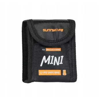 SUNNYLIFE brandsäker batterisäkerhetsväska för DJI Mini 5/4/3 Pro/3, Lito 1, Lito X1 – 1x batteri