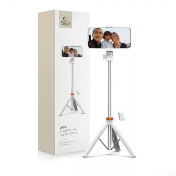 Tech-Protect L03S selfie-stick stativ vit