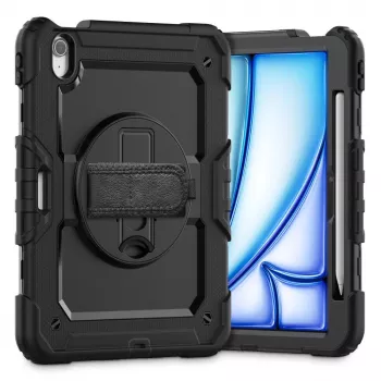 Tech-Protect Solid360 Case för iPad Air 11 inch 6/7/8 (2024-2026) - svart