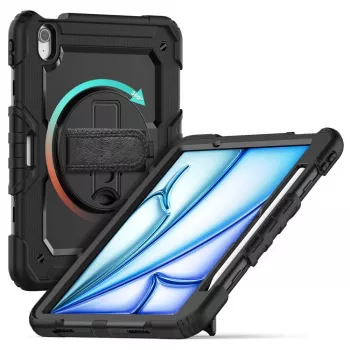 Tech-Protect Solid360 Case för iPad Air 11 inch 6/7/8 (2024-2026) - svart