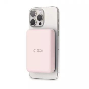 TECH-PROTECT PB11 LIFEMAG MagSafe powerbank 10000mAh rosa